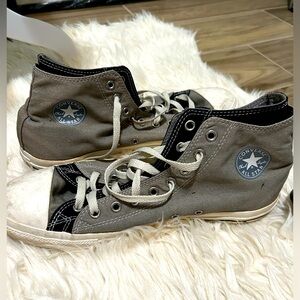 Men’s Converse Chuck Taylor Gray and Navy Black Size 13